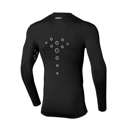 Maillot cross Seven ZERO LASER CUT COMPRESSION 2024 - Noir