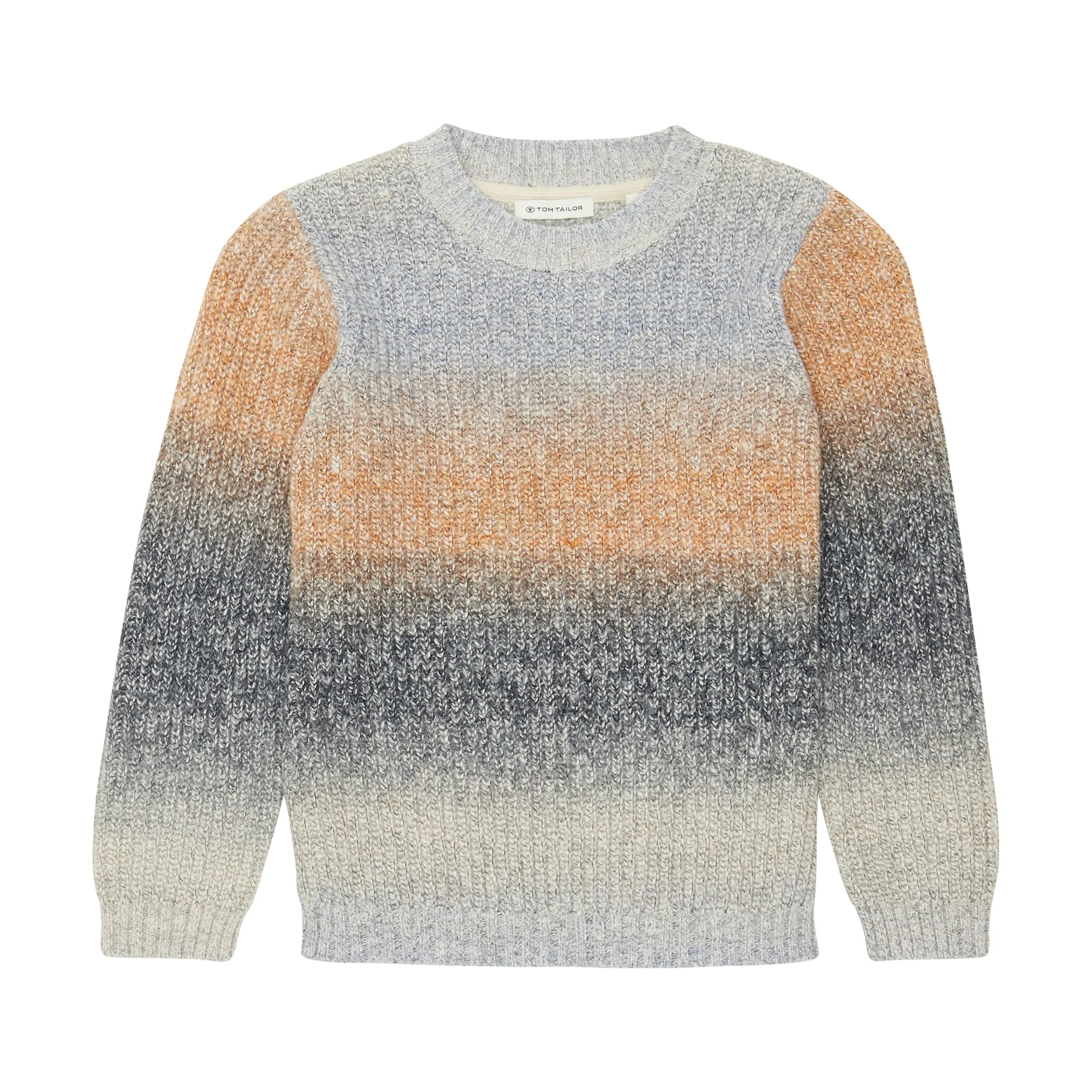 Jungen Strickpullover in melierter Optik