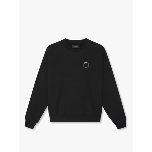7 DAYS Active Organic Regular Crewneck Sweatshirt, Black, XL