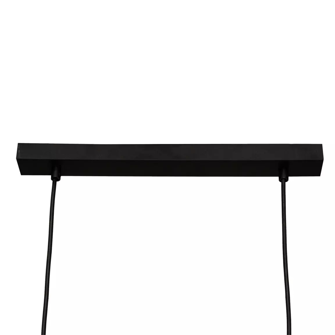 Suspension lumineuse bois acacia (L70 x H120 cm) Edena Noir