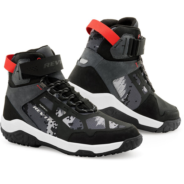 Rev'it - Chaussures Descent H2O Noir / Gris / Rouge