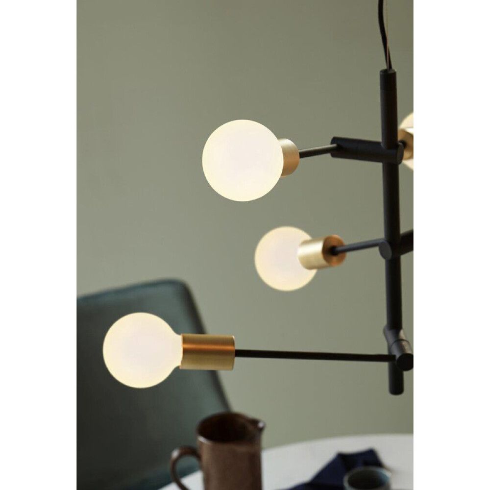 TAKLAMPE NORDLUX JOSEFINE SVART/MESSING