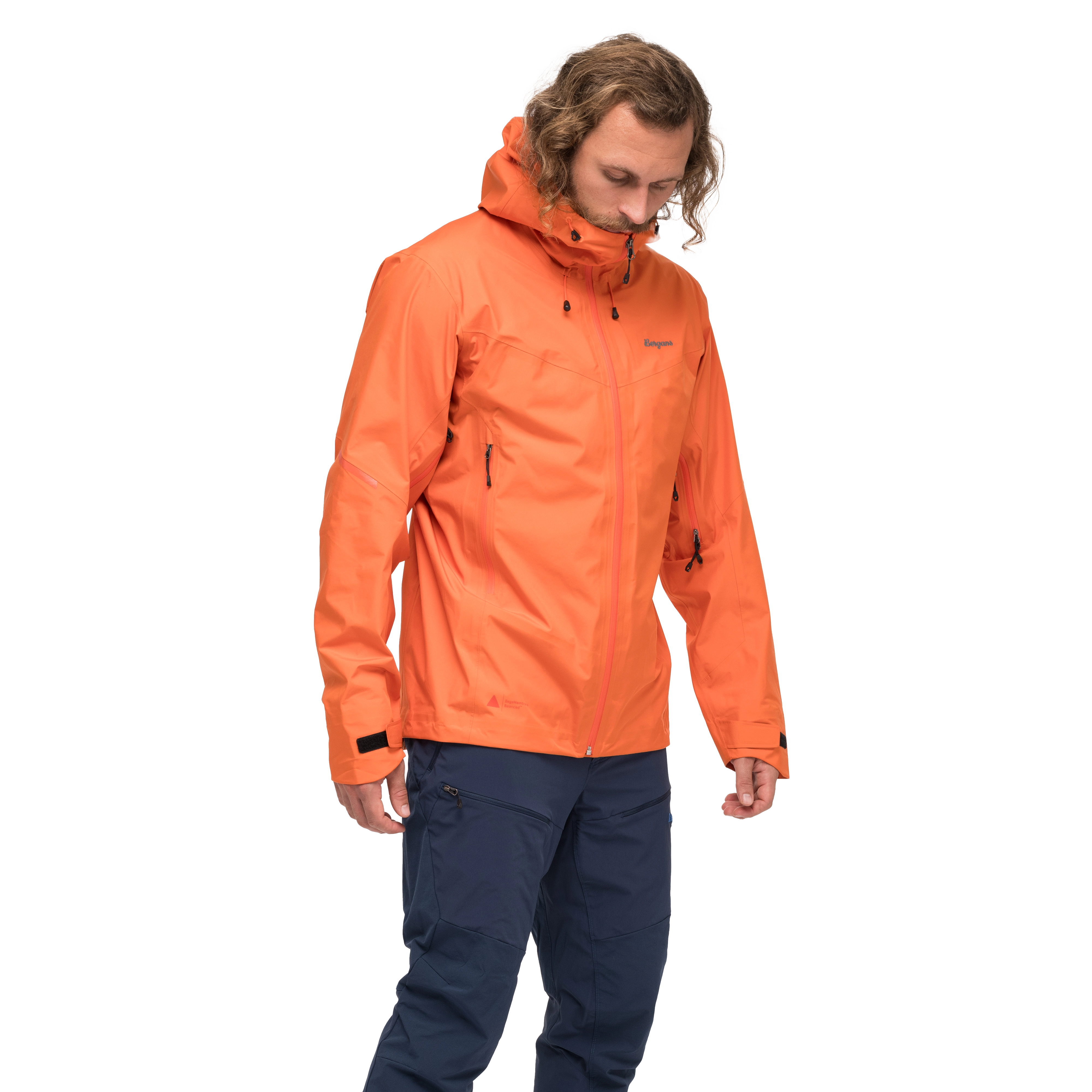 Rabot Light 3L Shell Jacket Men Alert Orange