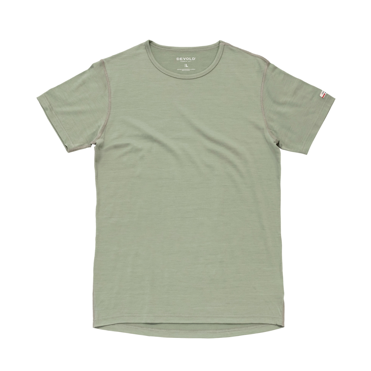 Devold Breeze Plus Merino 200 Tee, herre (Fog)