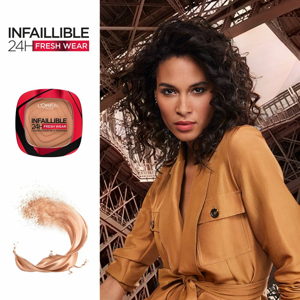 L'Oréal Infaillible 24H Fresh Wear Foundation Poeder 120 Vanille8 gr