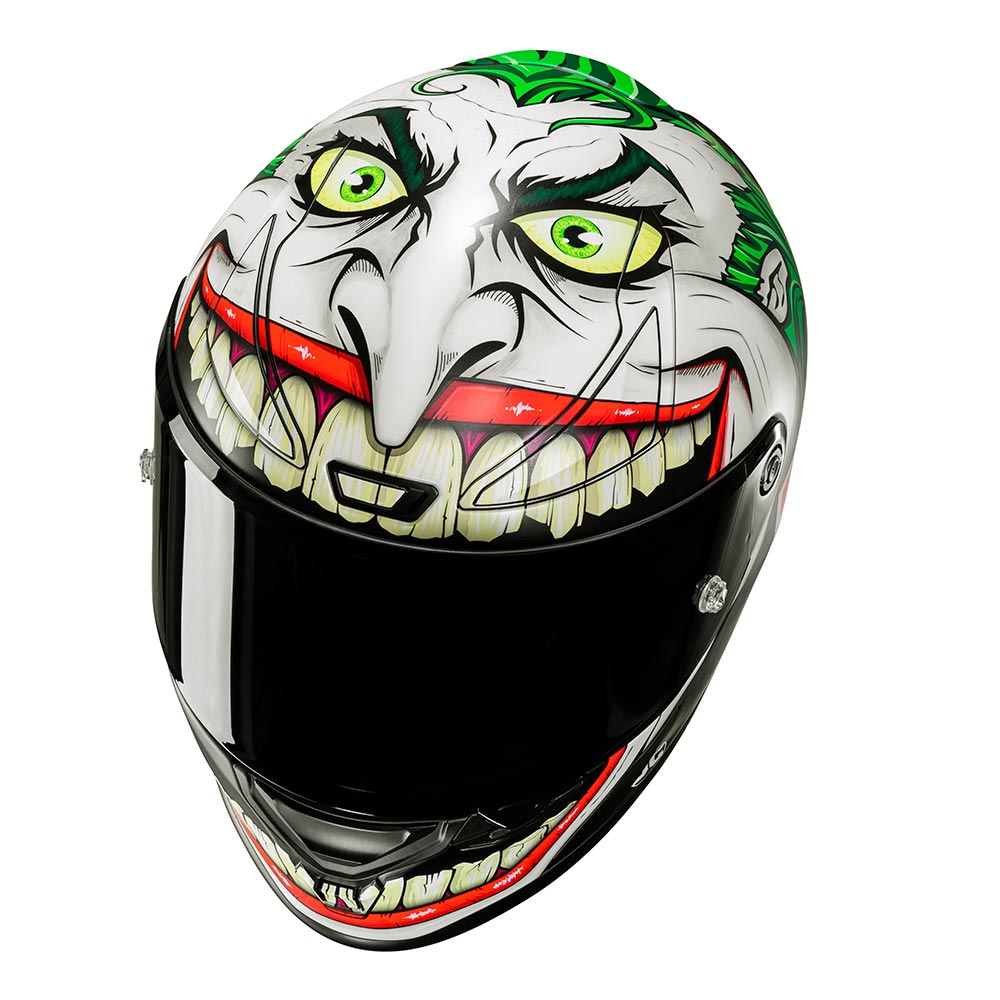HJC - Casque RPHA 1 Joker DC® MC48SF / Blanc / Vert fluo / Violet / Mat