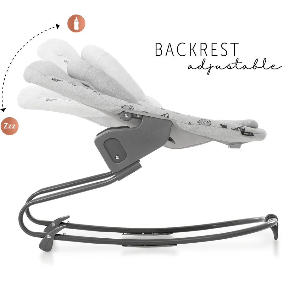 hauck Babyaufsatz Alpha Bouncer Premium Nordic Grey