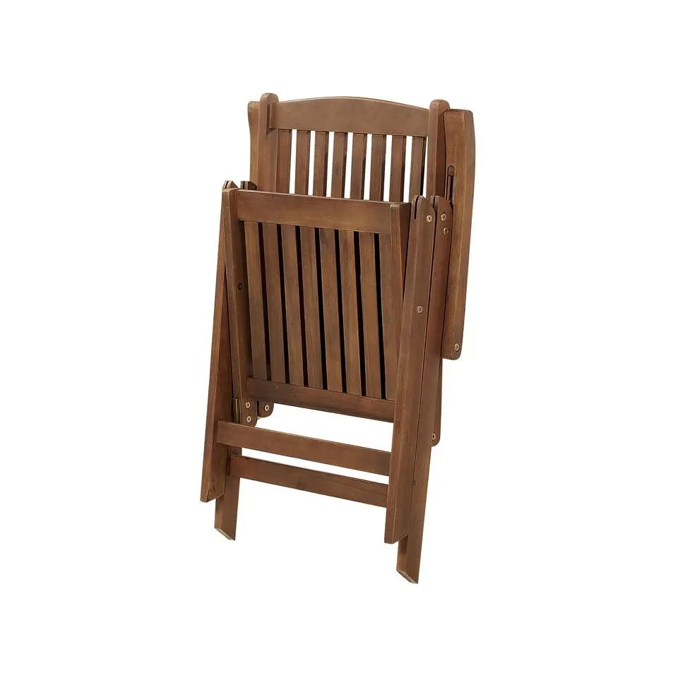 AMANTEA - Tuinstoel - Donkere houtkleur - Acaciahout
