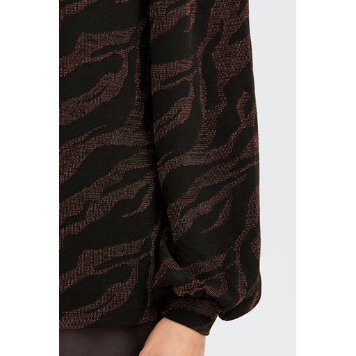 Fransa Calypso Bluse, Black Mix, L