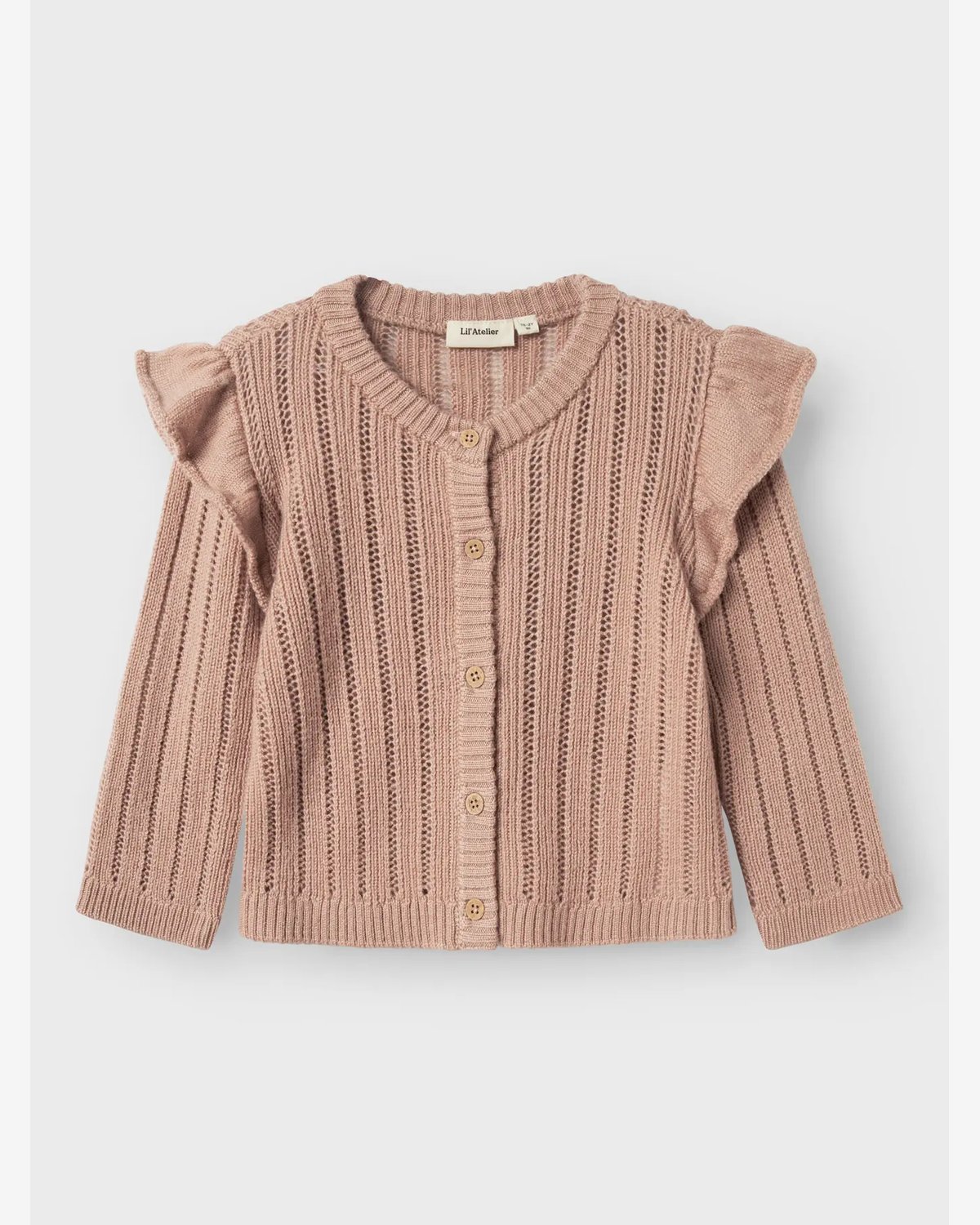 Cardigan i Ull Barn – Strikket
