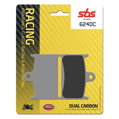 Plaquettes de freins SBS 624DC Racing carbon avant