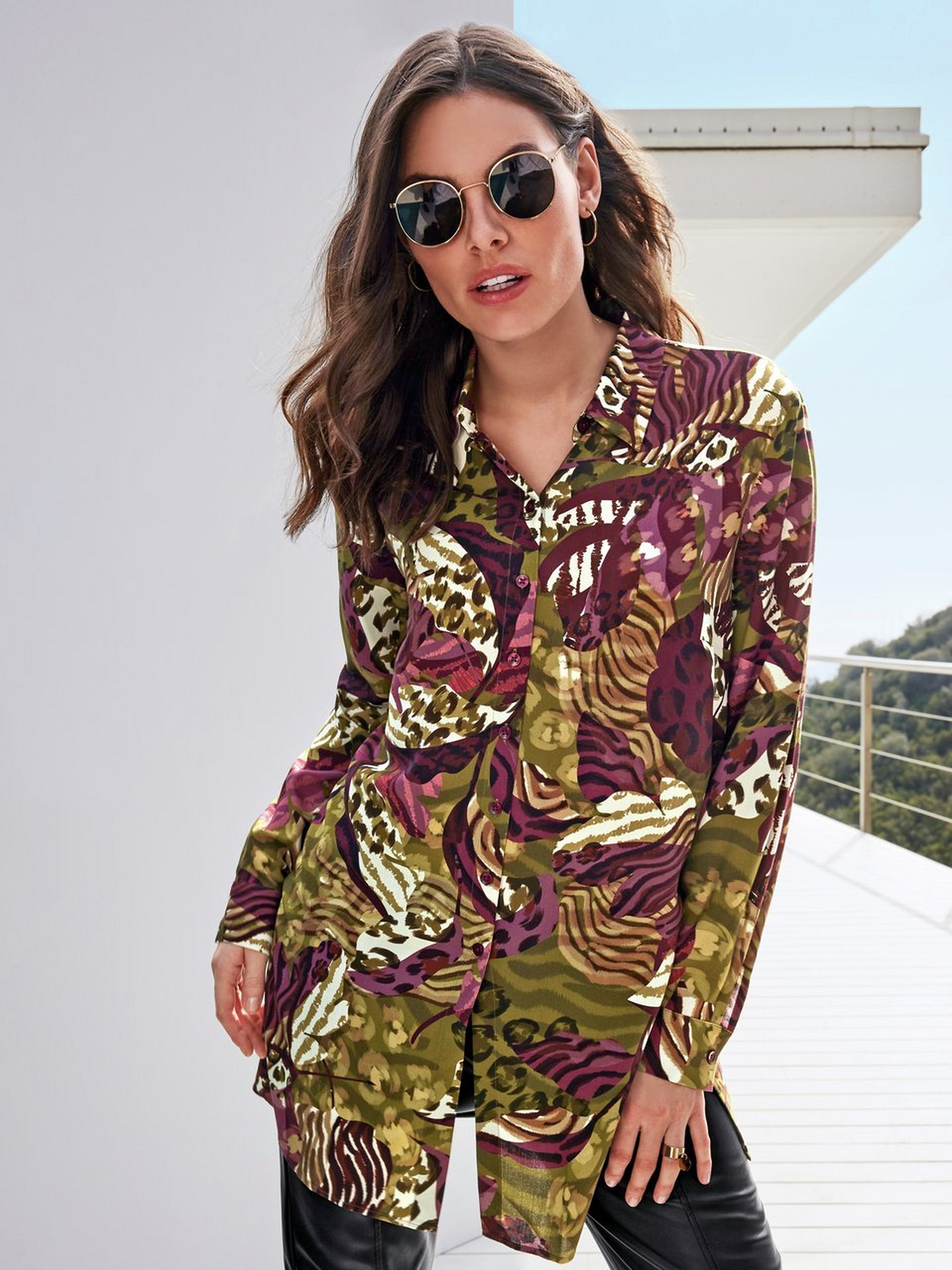 Long-Bluse