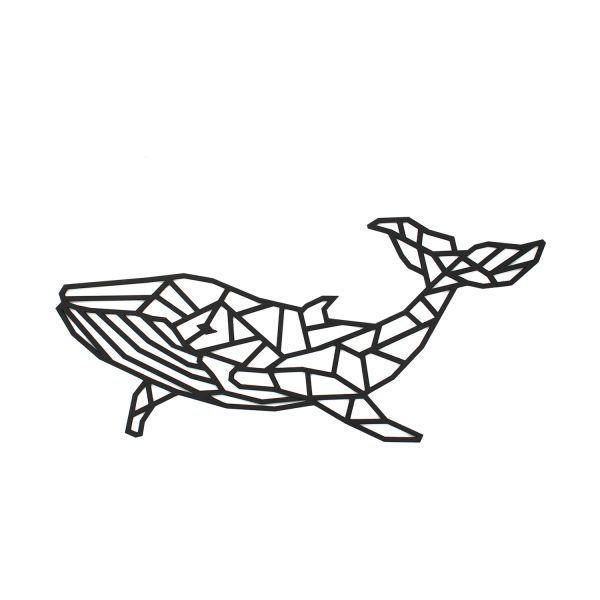 Casa Sentir Walvis Wanddecoratie - Medium - Naturel