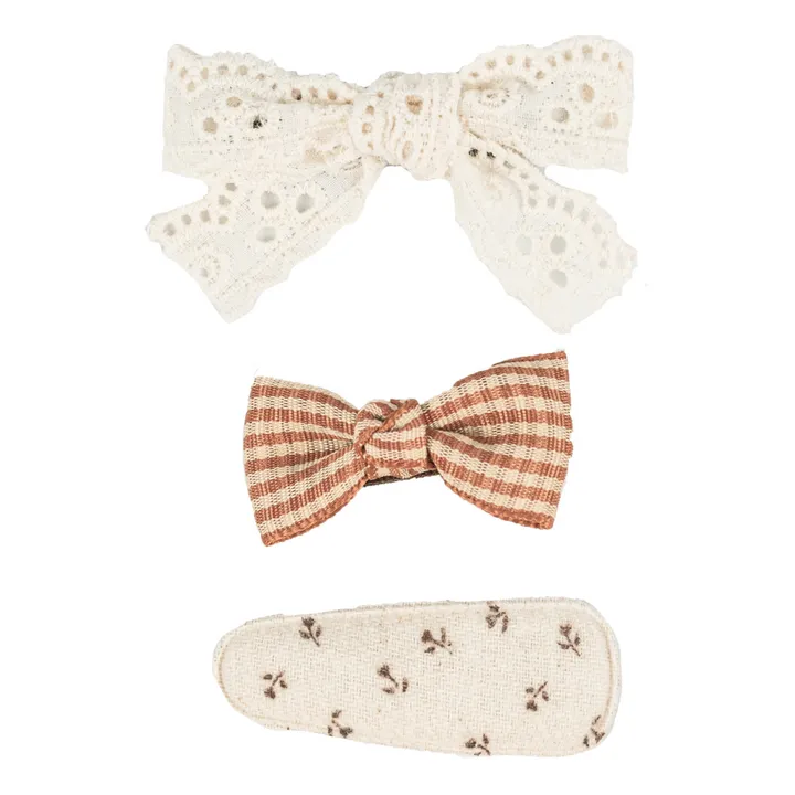 Gentil Coquelicot Barettes Automne - Set de 3
