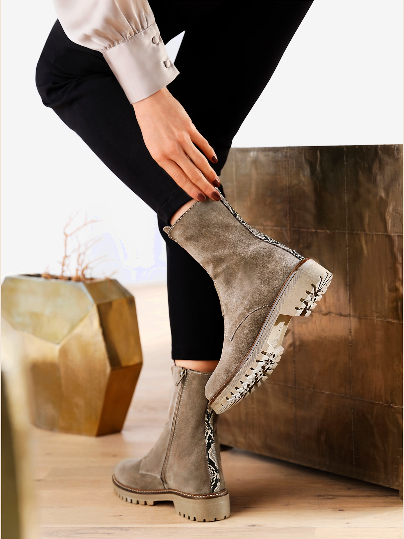 Bottines fabriqué au portugal