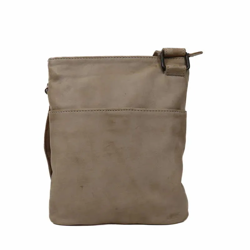 BEAR DESIGN Umhängetasche Beige Leder