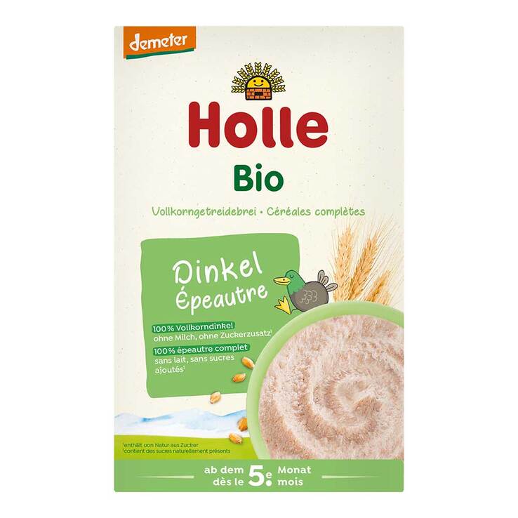 Holle Bio-Vollkrongetreidebrei Dinkel, 250 g