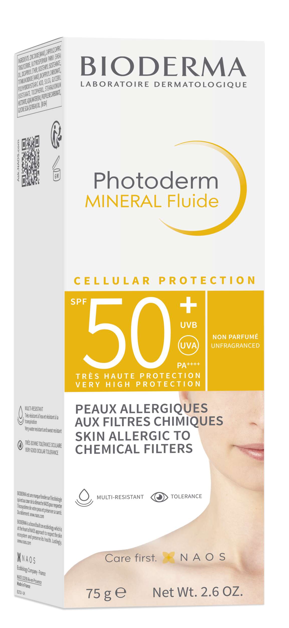 Bioderma Photoderm Mineral Fluide<br>75 g, SPF50+
