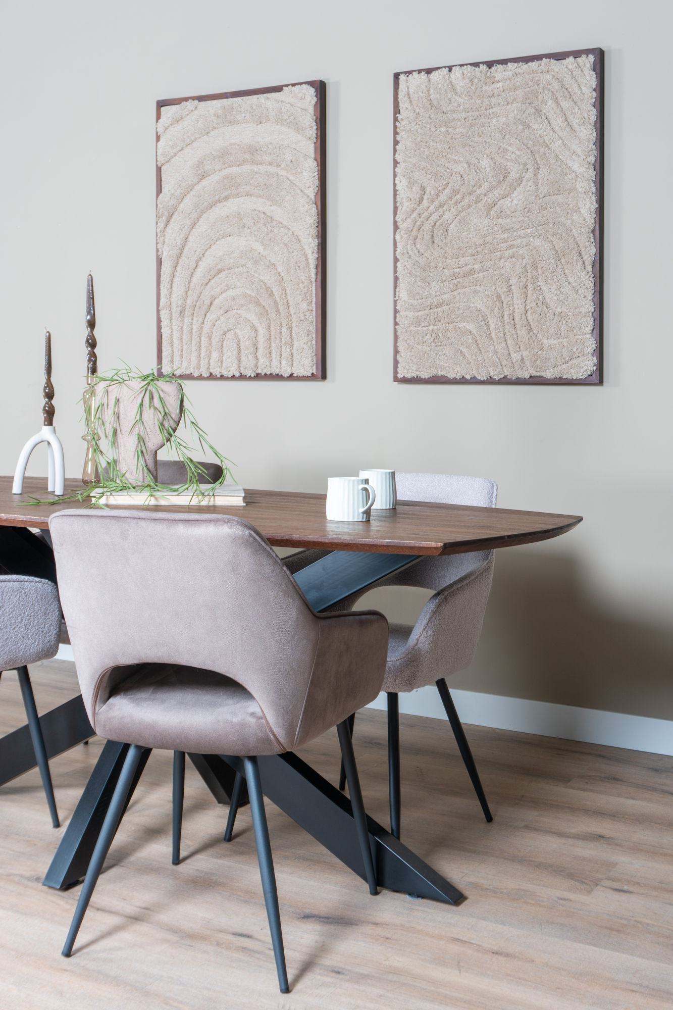 Eettafel Felix - Espresso Mangohout 220 cm