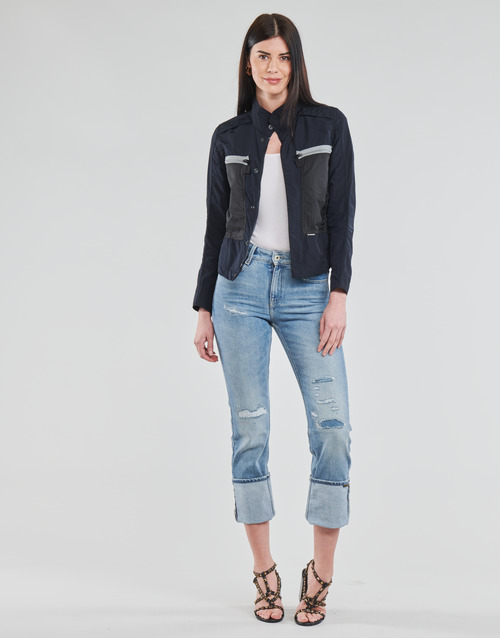 G-Star Raw - NOXER HIGH STRAIGHT WMN - Bleu
