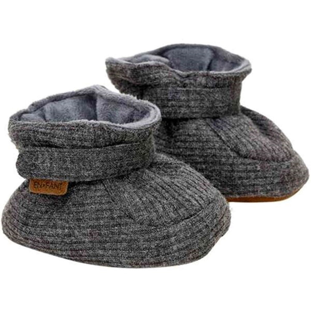 Køb En Fant Baby Slippers Dark Grey Melange