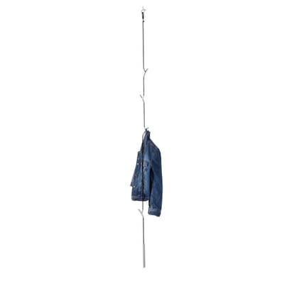Garderobe Wardrope, Schwarz / Chrom