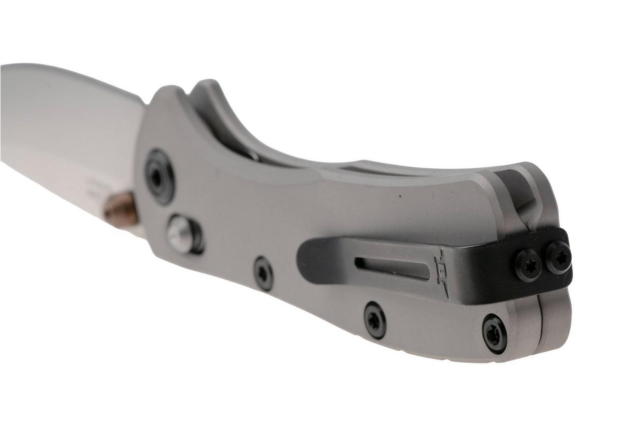 Buck 790 Mini Range Elite 0790GYS Satin MagnaCut, Gray Aluminum, zakmes