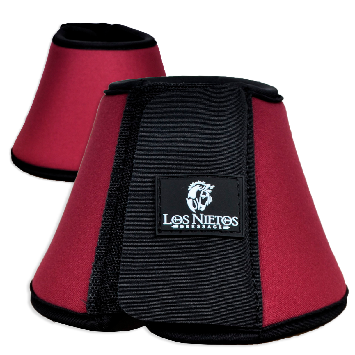 Sinos Softopren, conjunto de um par | Borgonha | Equipamento para Cavalos | Artigos de Selaria | Tradição Artesanal | Los Nietos