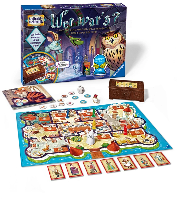 Elektronisches Brettspiel WER WAR'S - Lüftet das Geheimnis der sprechenden Tiere