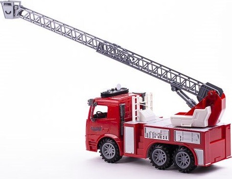 Brandbil Legetøj Med Stige Og Lyd Og Lys - 1:14 - Contruck