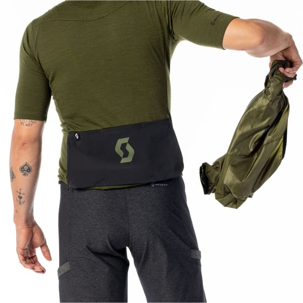 Maillot vélo SCOTT SHIRT M'S GRAVEL MERINO SS FIR GREEN/BLACK