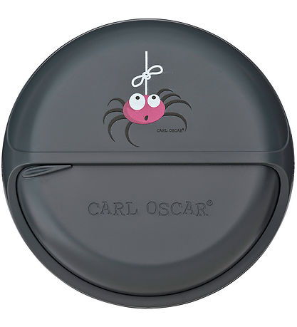 Carl Oscar Snackbox - MiniDisc - 12 cm - Grau m. Spinne