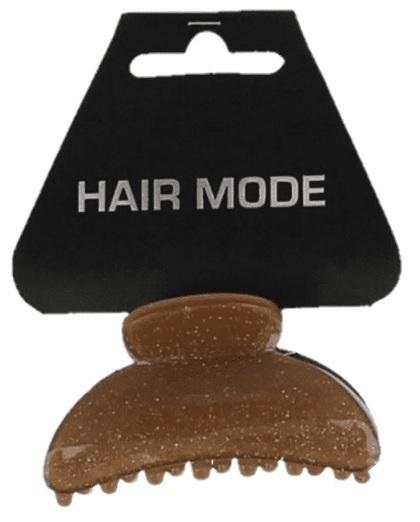 Hair Mode Haarklem Glitters Bruin 1 Stuks