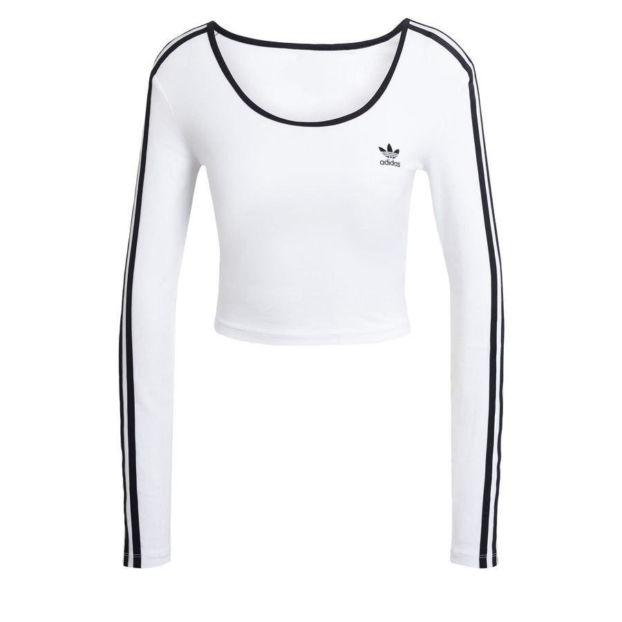 Adidas Original T-shirt court manches longues Adicolor 3 bandes