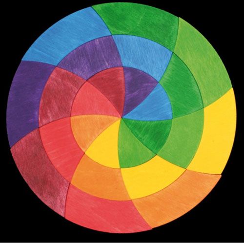 Grimm's magneetpuzzel gekleurde cirkel goethe 91080