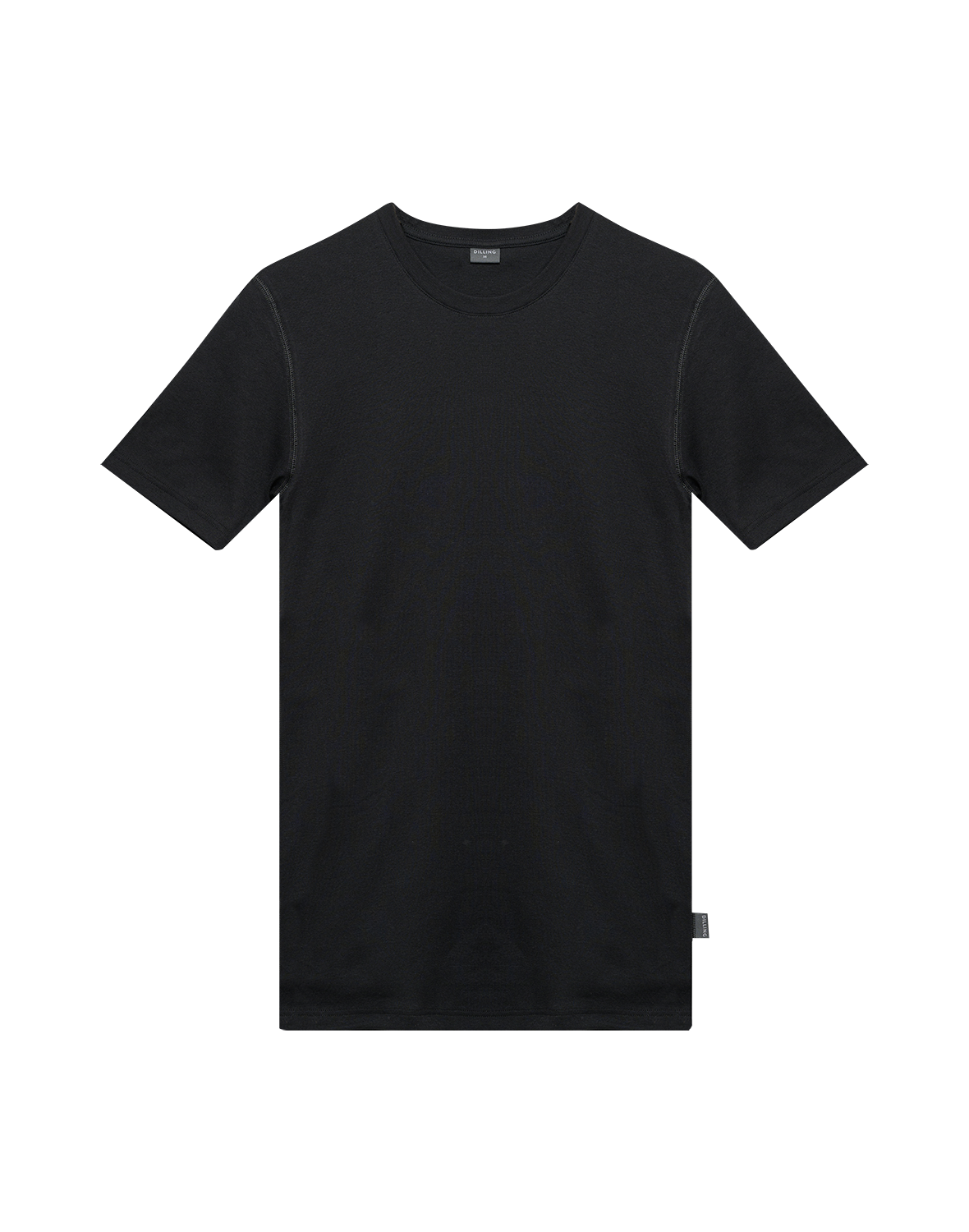 T-shirt van katoen voor heren in Zwart