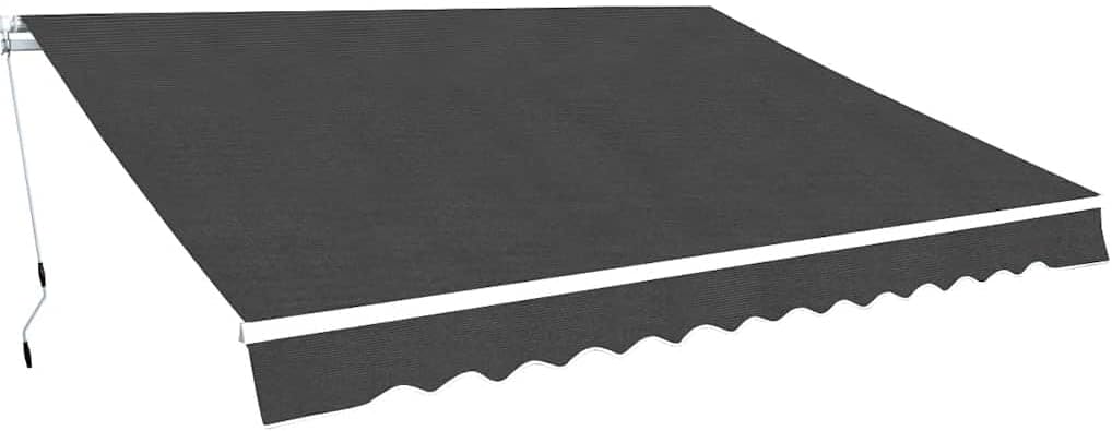 vidaXL Gelenkarmmarkise 450cm Anthrazit Markise Sonnenschutz Terrasse Balkon