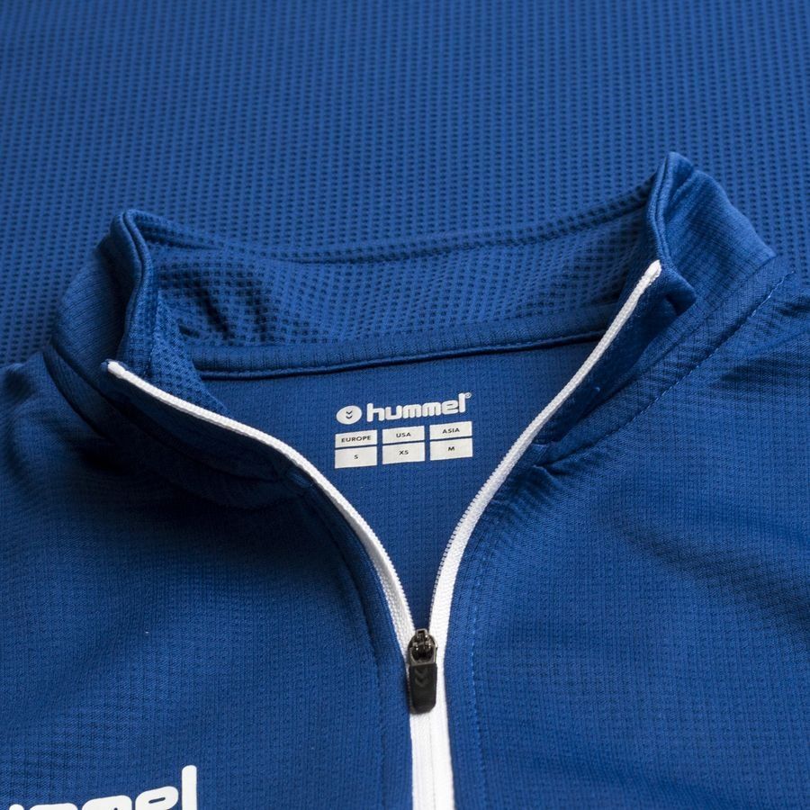 Hummel Maillot d'Entraînement Authentic 1/2 Zip - Bleu/Blanc