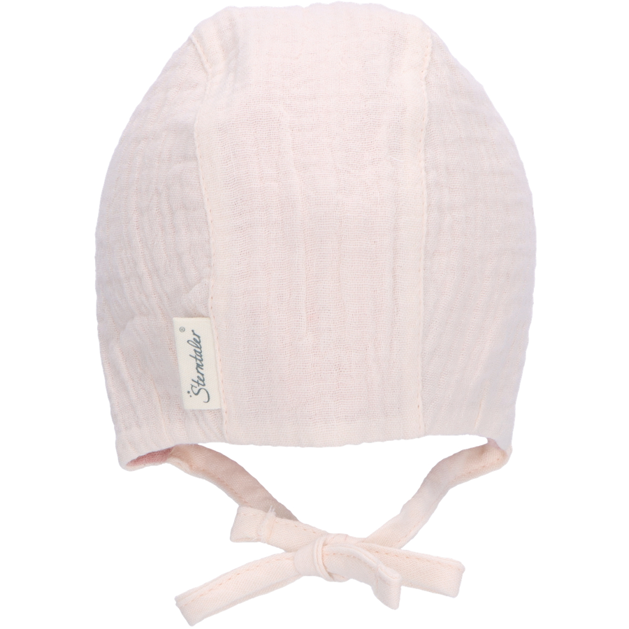 Sterntaler Wende Baby Mütze Uni zartrosa