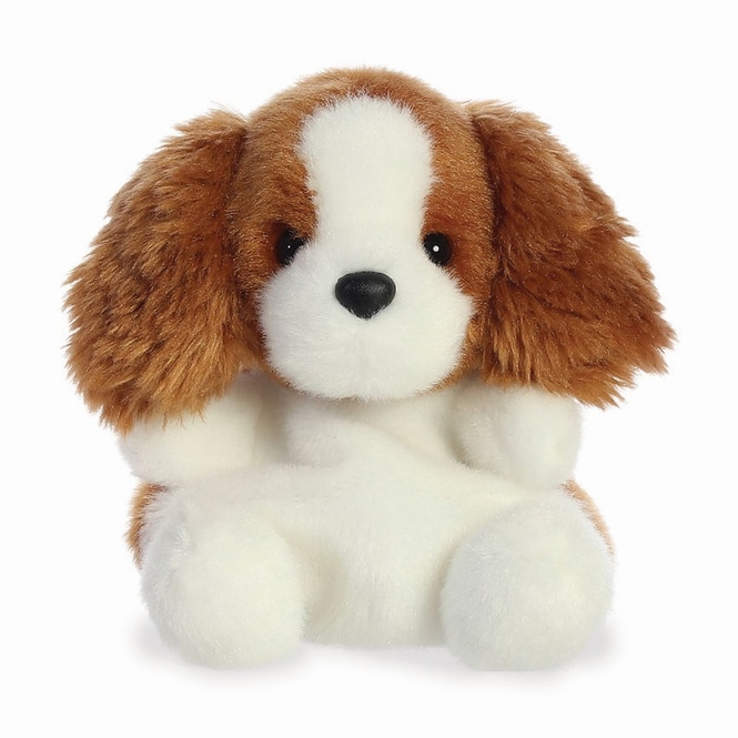 Plüsch Hund - Lady Spaniel Dog - braun/weiß - ca. 13 cm