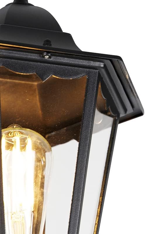 Qazqa - Klassisch I Antik Außenlaterne schwarz 220 cm 3-flammig IP44 - Havanna I Außenbeleuchtung - Aluminium Länglich - LED geeignet E27
