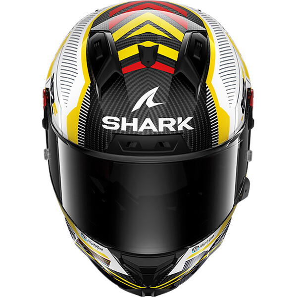 Shark - Casque Aeron GP Replica Fernandez Noir / Blanc / Jaune / Brillant