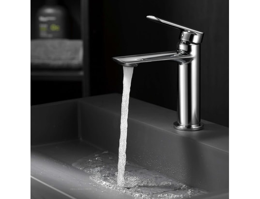 IMEX PRODUCTS - Robinet mitigeur de lavabo anti-calcaire bas chrome imex ura...