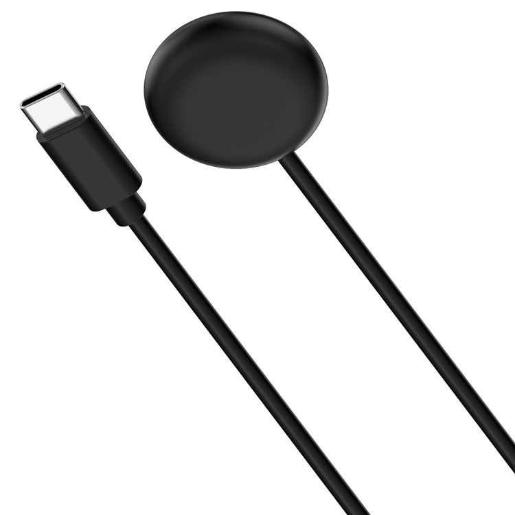 (1m) USB C auf Google Pixel Watch 2 Magnetisches Ladekabel - Schwarz