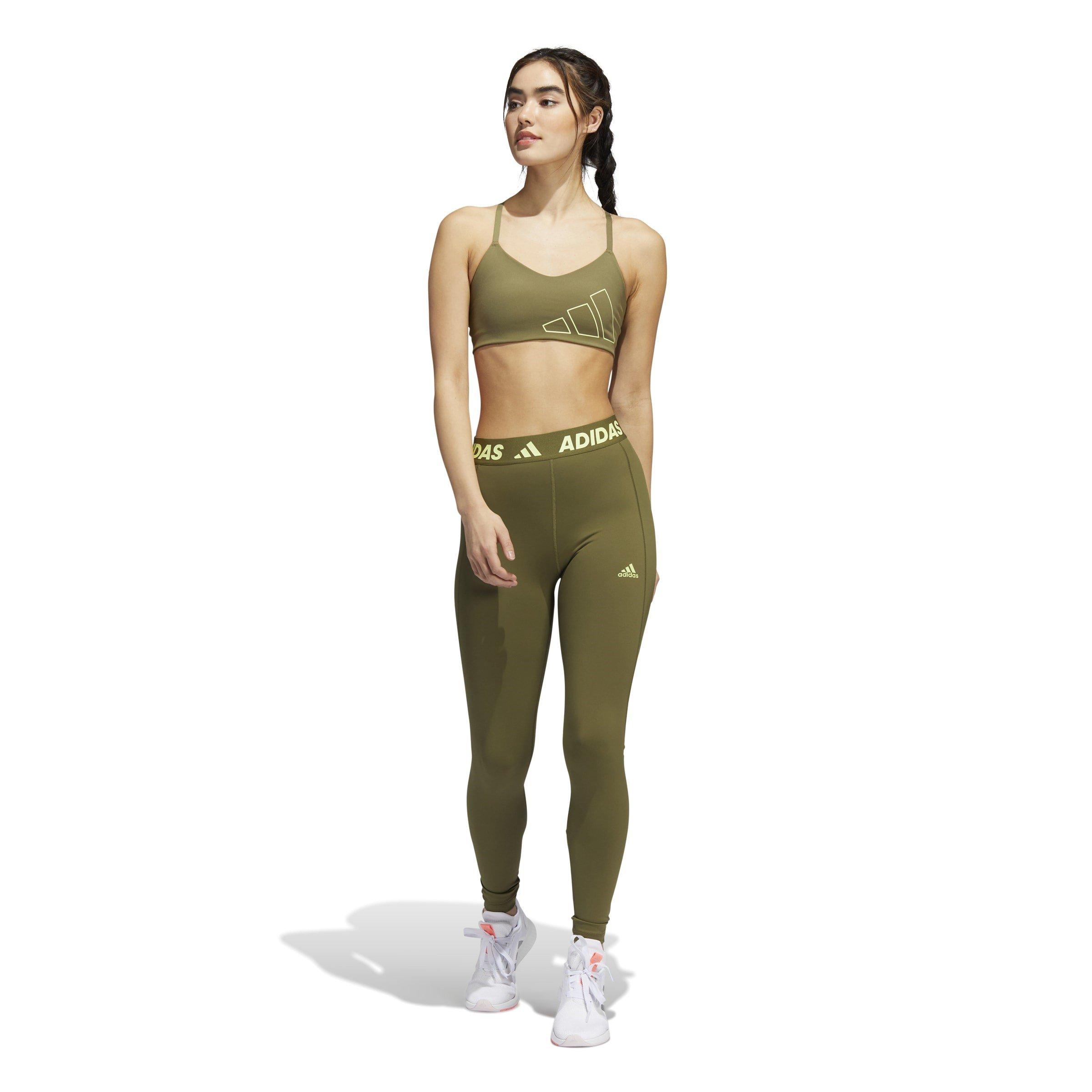 adidas Aeroreact Training Light Support Logo Bra Womens