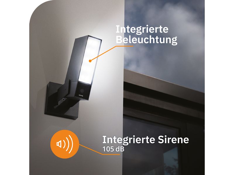 Netatmo Netzwerkkamera Smarte Aussenkamera mit Sirene Netatmo Smarte Aussenkamera mit Sirene