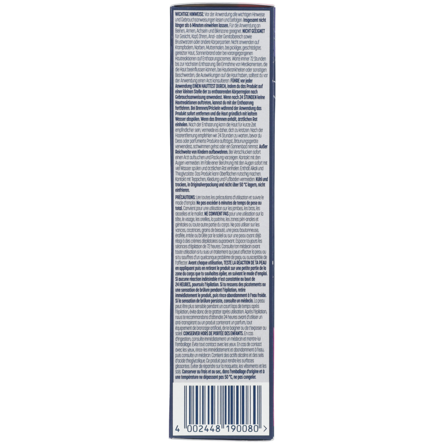 Veet Expert Haarentfernungscreme Körper & Beine, 100 ml