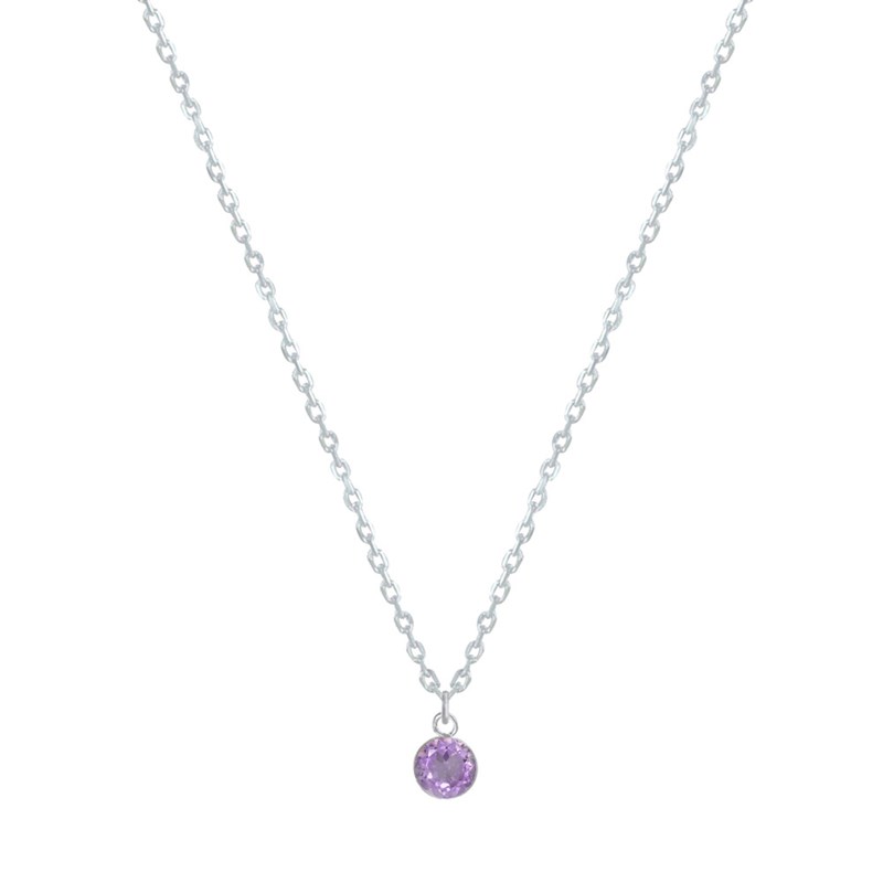 Collier Chaine Argent et Strass