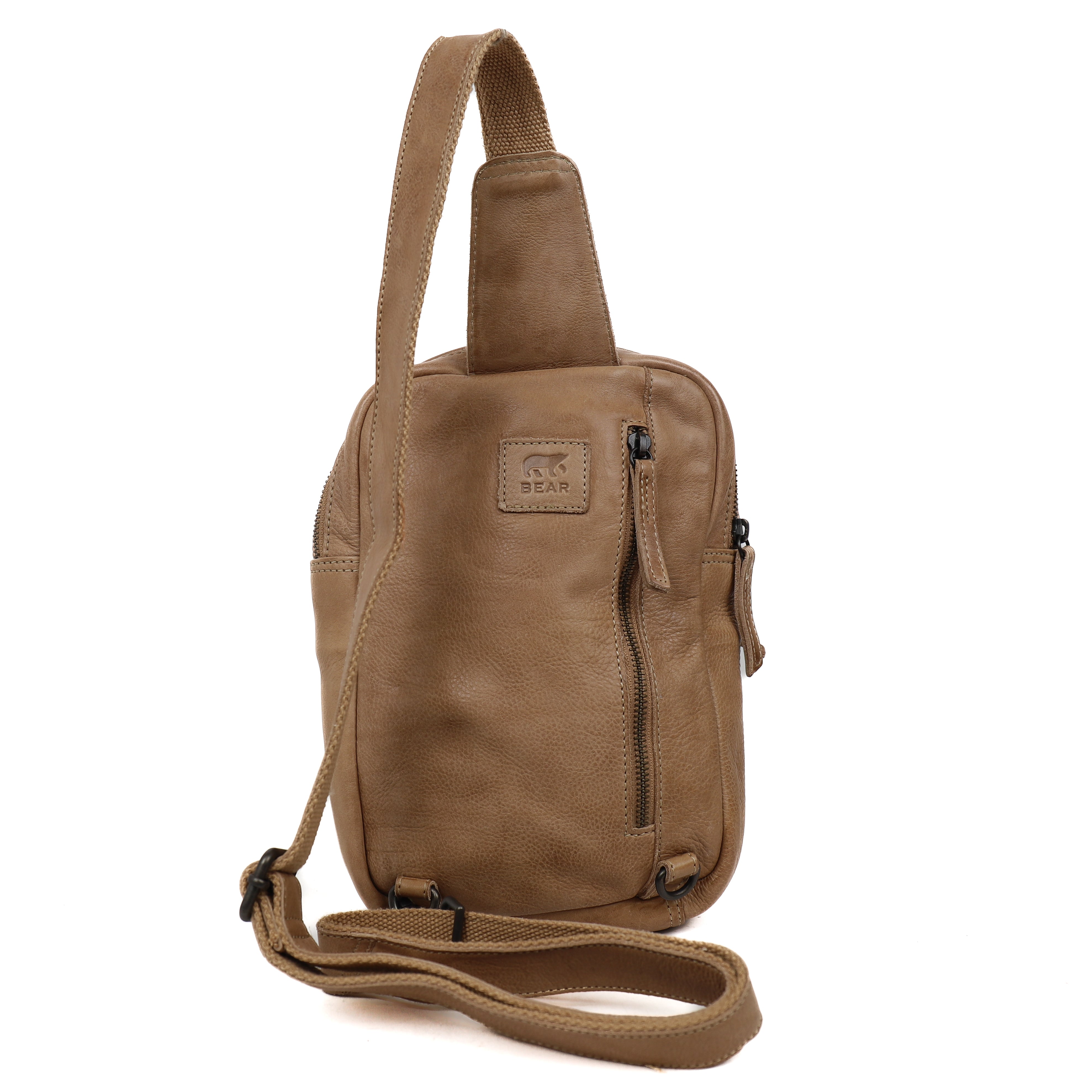 Crossbody tas 'Stefan' beige Beige