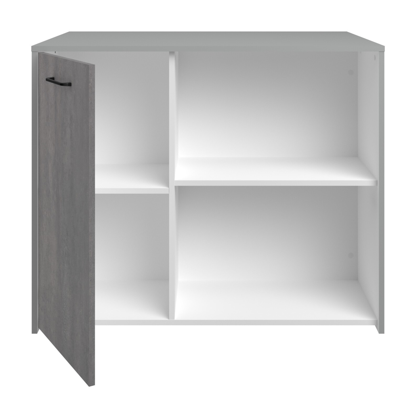 3-teiliges Buffet Set MALICE 5 - Betonoptik-weiß